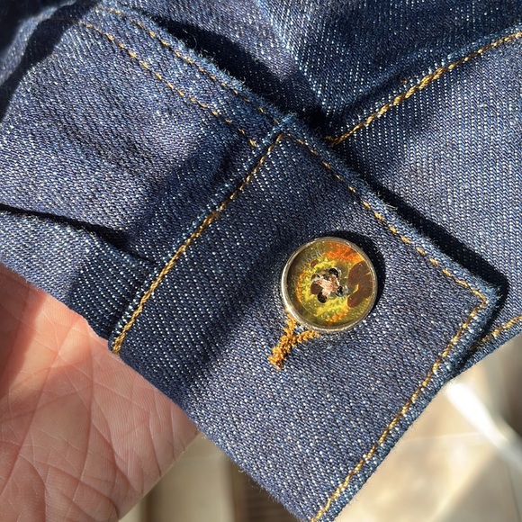 COPY - TED BAKER GELLIER DENIM UTILITY JACKET SZ US 10/12 TED SZ 4 - Picture 11 of 13